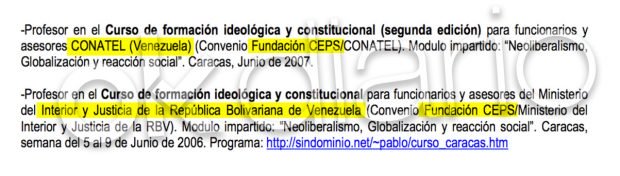 El ‘narcoministro’ El Aissami contrató a la fundación de Iglesias para adoctrinar a los carceleros venezolanos
