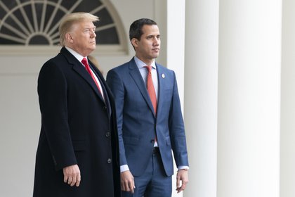 Donald Trump y Juan Guaidó. SMG / ZUMA PRESS / CONTACTOPHOTO 
