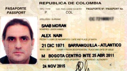 Alex Saab, testaferro del dictador Nicolás Maduro.